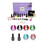 Konad Nail Art Set A + UV Nails Soak-In Gel Nail Polish, UV Base, and UV Top Coat