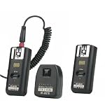 RF-602 Wireless Remote control Switch & Studio Flash Trigger combi System for Nikon D5000 D90 D7000 D3100 DSLR Camera as MC-DC2 + 2 X Receivers