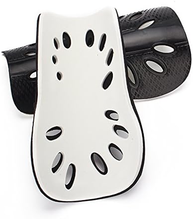 Pu Football Basketball Leg Protectors Soccer Shin Protector Pad Guard Pack of 2 (Black)