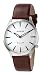 MENS INVICTA ULTRA SLIM BROWN LEATHER WATCH 5305