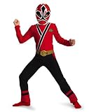 BOYS CLASSIC RED POWER RANGER SAMURAI CO