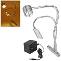 McKenzie Fly Tying Tools Silver Bright Light & 4-in Magnifier