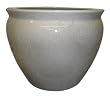 White Crackle Porcelain Fishbowl