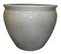 White Crackle Porcelain Fishbowl