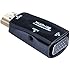 Tendak Gold-Plated Active HD 1080P HDMI to VGA Converter Adapter Dongle with 3.5mm Audio for Laptop PC Projector HDTV PS3 Xbox STB Blu-ray DVD