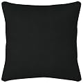 Strathwood 20-by-20-Inch Sunbrella Acrylic Pillow, Set of 2, Solid Black