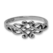 Celtic Filigree Sterling Silver Ring