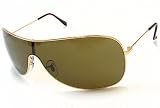 Ray Ban RB 3211 Aviator Sunglasses RayBan RB3211 Gold/Brown 001/73 Shades