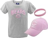 Chicago Bears Girl's 7-16 Shirt and Hat Combo Pack