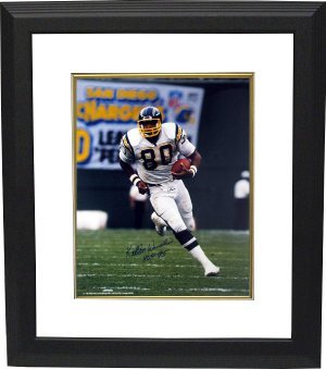 Kellen Winslow signed San Diego Chargers 16x20 Custom Framed HOF 95