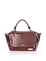 Carla Belotti Bolso asa de mano Handbag Brown Camie (Marrón)