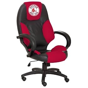 Boston Red Sox Leather Office Chair