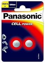 Panasonic Specialist Lithium Coin Batteries CR2016L x 2