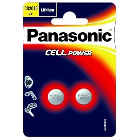Panasonic Specialist Lithium Coin Batteries CR2016L x 2