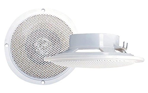 Pyramid MDC5 100 Watts 4-Inch Waterproof Flush mount 2 Way Marine Speaker System