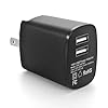 Wall Charger, New Trent NT90C 10W 5V/2A Dual USB Ports high-speed AC Wall Charger for Smartphones, iPhone 6, iPhone 6 Plus, S5, Note 4, Nexus 6, 5V Tablets and more