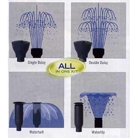 Aquascape - Oasis Collection Of Fountain Heads For Small Water Garden Pumps