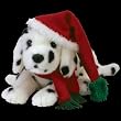 Ty Classic Christmas Dog Wynter