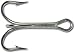 Mustad 3549D Classic Treble Standard Strength Duratin Hook (25-Pack), Size 7/0