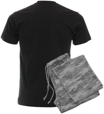 CafePress srt8 Men's Dark Pajamas Men's Dark Pajamas - XL With Grey Camo Pant