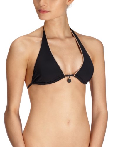 Calvin Klein underwear Damen Bikini Oberteil, 53669Y2 CK One Solid Halter w. Logo Piping,  Preisvergleich