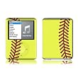Softball Design Protective Decal Skin Sticker for Apple iPod nano 3G (3rd Generation) 4GB/ 8GB Player