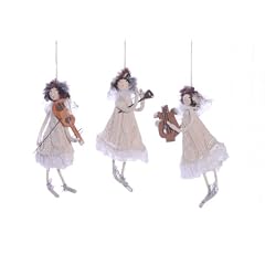 Anh�nger 3 Engel mit Musikinstrument weihnachtliche Dekoration