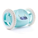 Clocky Alarm Clock On Wheels, Aqua