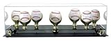 Pete Rose, Tony Gwynn, Eddie Murray, Stan Musial, Wade Boggs, George Brett, Lou Brock and Rod Carew - 3000 Hit Club - Autographed Baseballs with 8 Ball Display Case