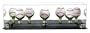 Pete Rose, Tony Gwynn, Eddie Murray, Stan Musial, Wade Boggs, George Brett, Lou Brock and Rod Carew - 3000 Hit Club - Autographed Baseballs with 8 Ball Display Case