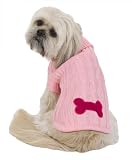 Fashion Pet Bone Patch Cable Dog Sweater