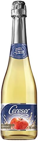 12 Bottles Non Alcoholic Cereser Sparkling Apple Cider (Apple) 22.3 Fl Oz (660 Ml)