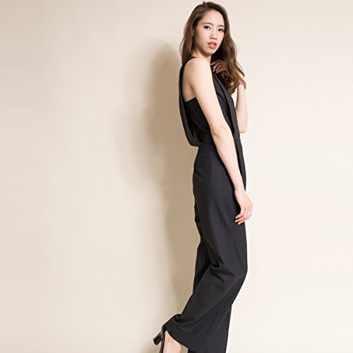 （ダブルスタンダードクロージング）DOUBLE STANDARD CLOTHING【Sov.】CERAMICA Vis 2WAY STRECHコンビネゾン(ネイビー)