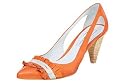 Ashley Brooke Pumps Lammnappaleder orange