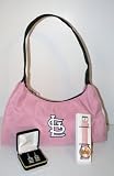MLB St. Louis Cardinals Ultimate Fan Pack / Hobo Purse / Dangle Earrings / Pink Watch