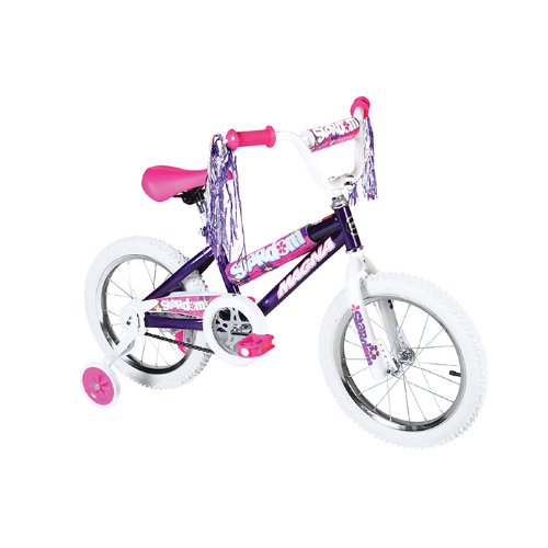 Dynacraft Girl's Magna Stardom Bike (Purple/Pink, 16-Inch)