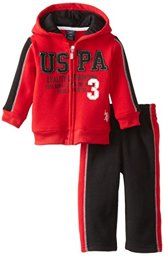 U.S. Polo Assn. Baby Boys' Hoodie and Pant Set