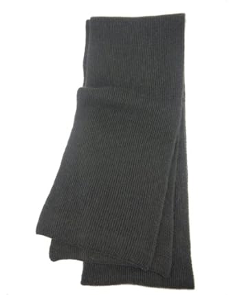 Pure Cashmere Scarf In Charcoal For Man