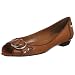 Apparel : Nine West Women's Forgo Peep Toe Flat