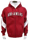 Arkansas Razorbacks Men's Varsity Full Zip Fleece Hoodie