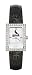 St. Louis Cardinals Ladies Allure Watch Black Leather Strap