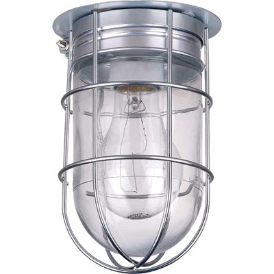 Images for Canarm Ceiling/Wall Barn Light with Cage - 120V, Model# BL04CWG