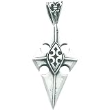 Sterling Silver Gothic Cross Charm Pendant Jewelry