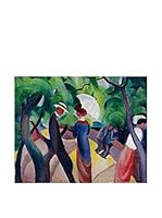 Picture Lienzo Promenade - Macke August
