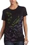 Roxy Junior's "Second Safari" Burnout Boyfriend Tee,Black,X-Small