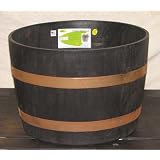 SmartWare Half Whiskey Barrel Planter