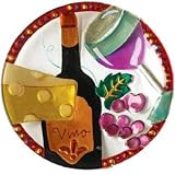 Fused Glass Wine and Cheese Platter