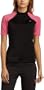 Speedo Women's Hana Solid Rashguard Swim Tee,Black,Small