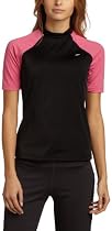 Speedo Women's Hana Solid Rashguard Swim Tee