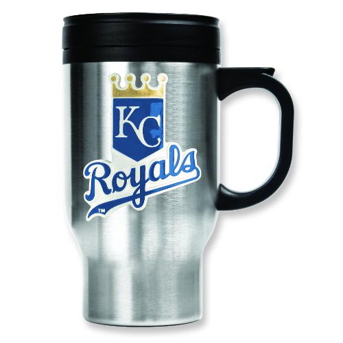 MLB Kansas City Royals Stainless Steel Travel Mug 16oz
